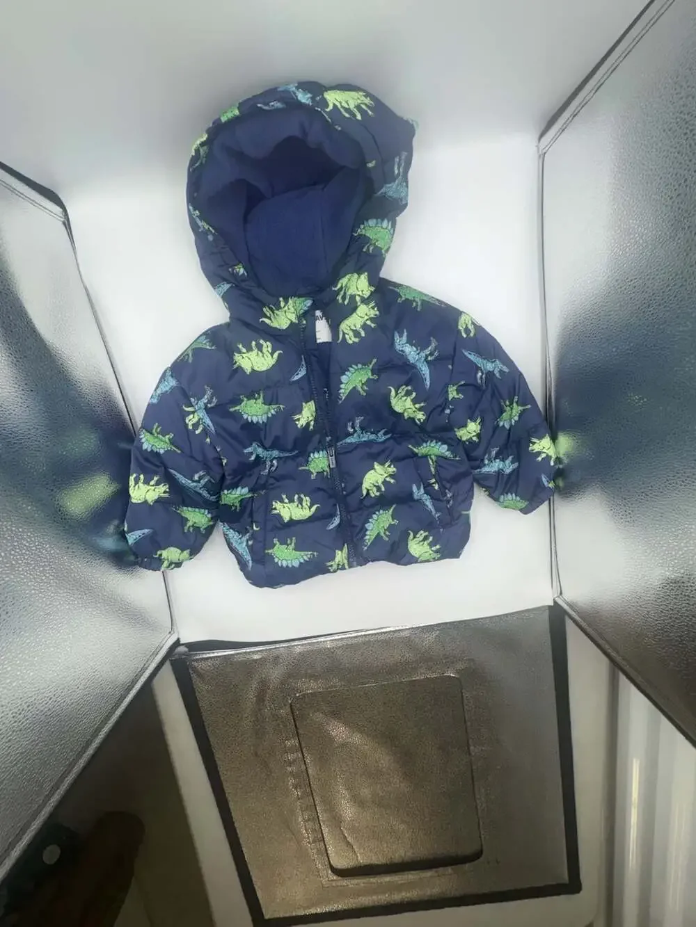 Old Navy Toddler Boys Water-Resistant Dinosaur Print Puffer Jacket